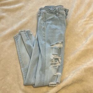 american eagle skinny jeans ripped